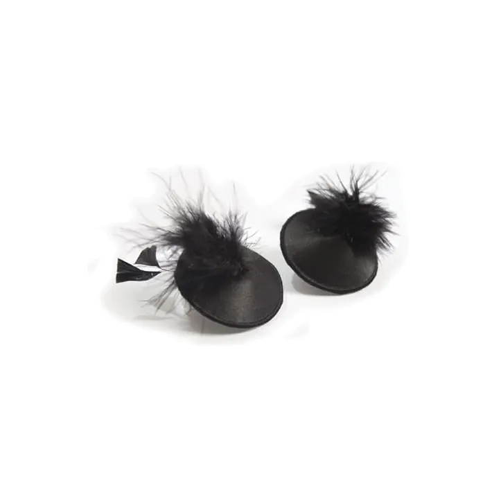 Пестіс - стікіні Bijoux Indiscrets Burlesque pasties FEATHER — фото 2