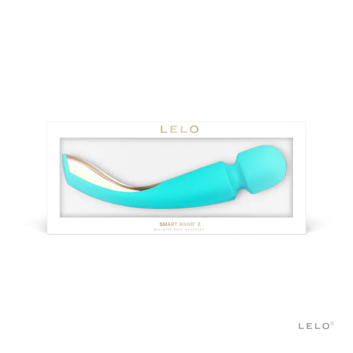 Вібромасажер Lelo Smart Wand 2 Medium Ocean Blue — фото 3