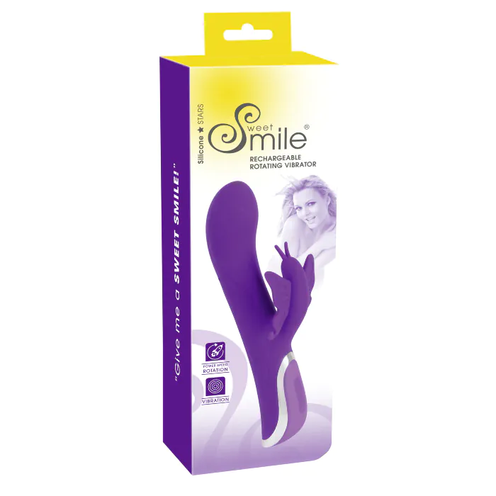 Вібратор Sweet Smile Rechargeable Rotating Purple — фото 8