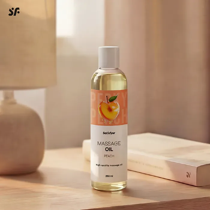 Масажна олія Satisfyer Massage Oil Peach 250 мл — фото 9