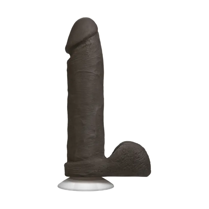 Фалоімітатор Doc Johnson Realistic Cock 8 inch Black - ULTRASKYN Vack-U-Lock діаметр 51 см