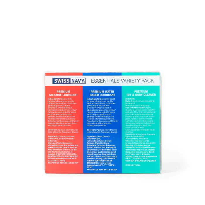 Набір Swiss Navy Essentials Variety Pack 3 х 30 мл — фото 4