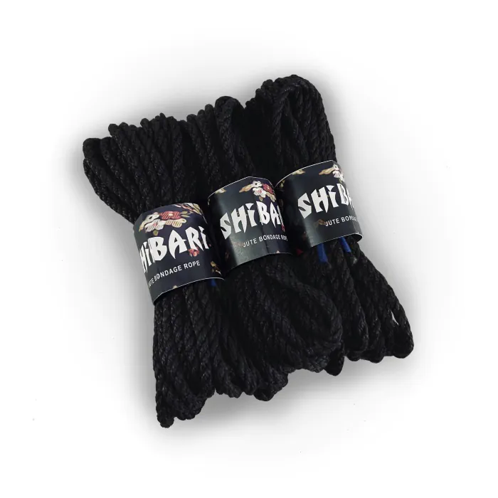 Джутова мотузка Feral Feelings Shibari Rope Black 8 м — фото 2