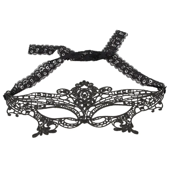 Мереживна маска Cottelli Collection Accessoires Black — фото 2