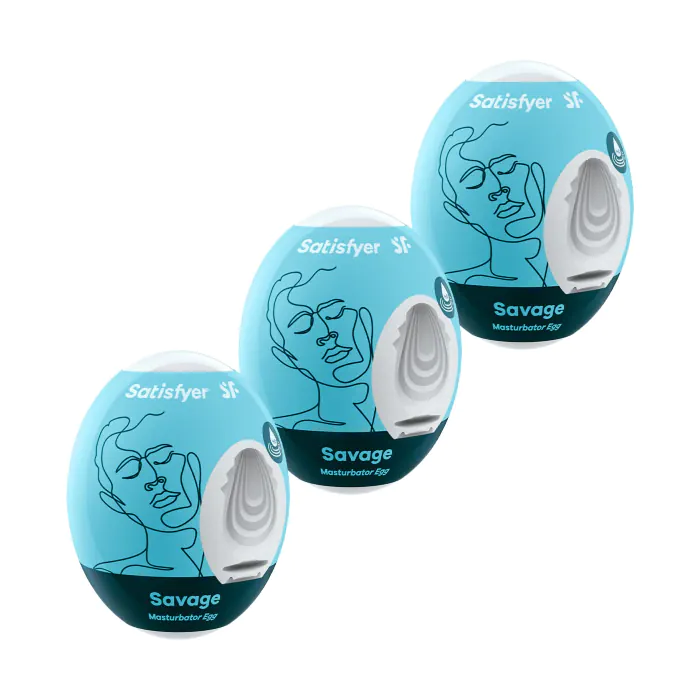 Набір мастурбаторів Satisfyer Egg Set Savage 3 шт