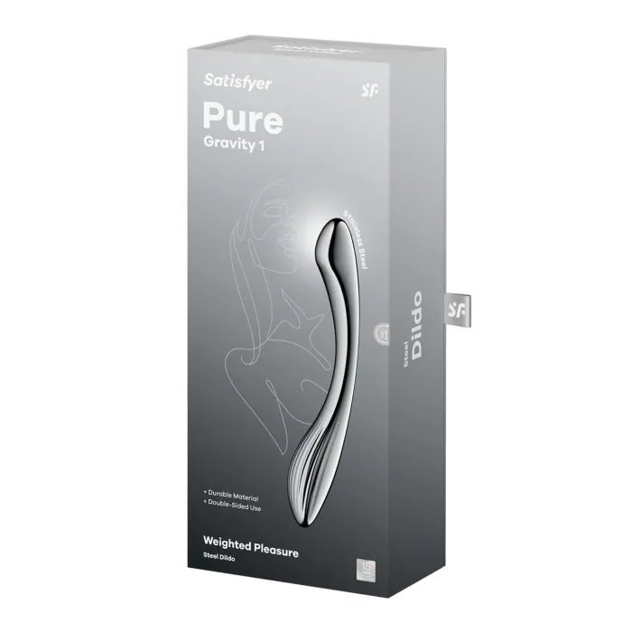 Металевий дилдо Satisfyer Pure Gravity 1 — фото 5