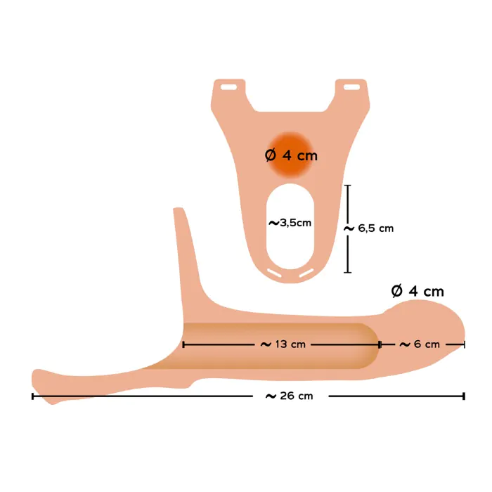 Страпон Silicone Strap-on Large — фото 8