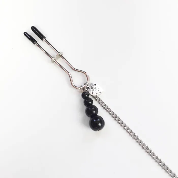 Затискачі для сосків та клітора Art of Sex Nipple and clit clamps Black Pearl — фото 3