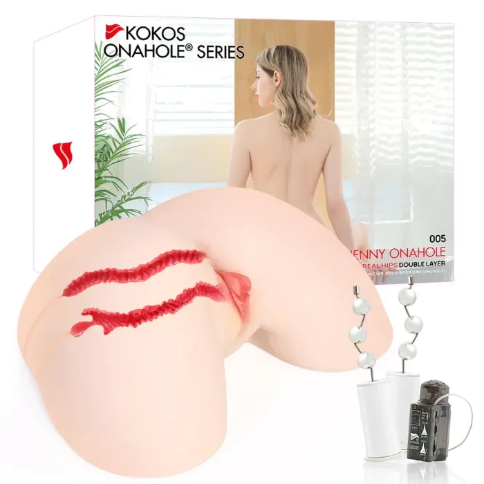 Мастурбатор Kokos Jenny Onahole 005 Real Hips Double Layer Masturbator 2WayPlus — фото 8