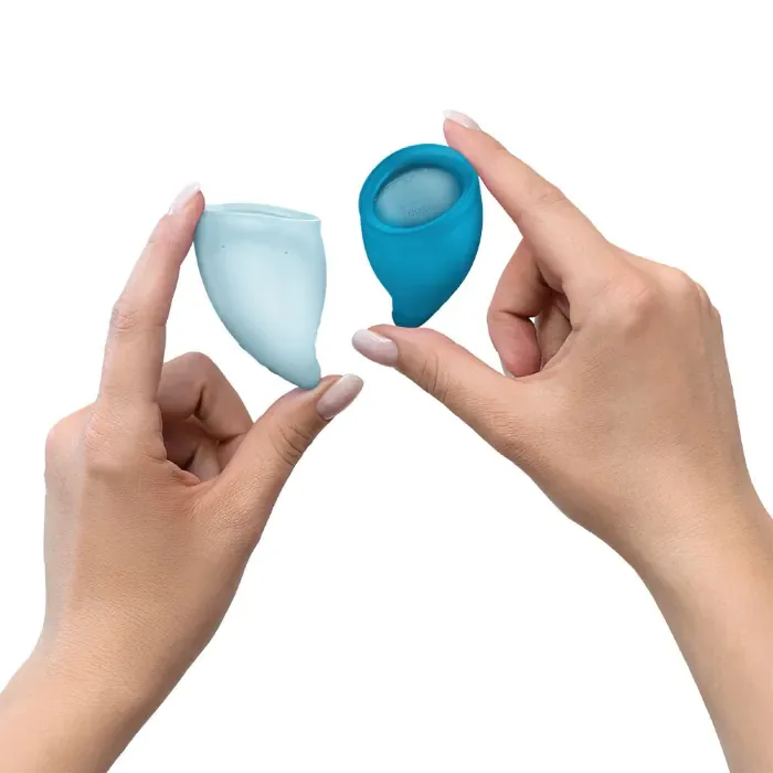 Набір менструальних чаш Fun Cup Explore Kit Turquoise — фото 5