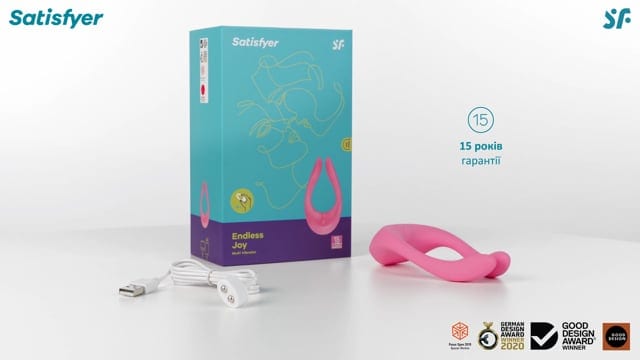 Вібратор для пар Satisfyer Endless Joy Pink — фото 2