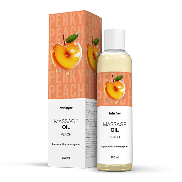 Масажна олія Satisfyer Massage Oil Peach 250 мл — фото 2