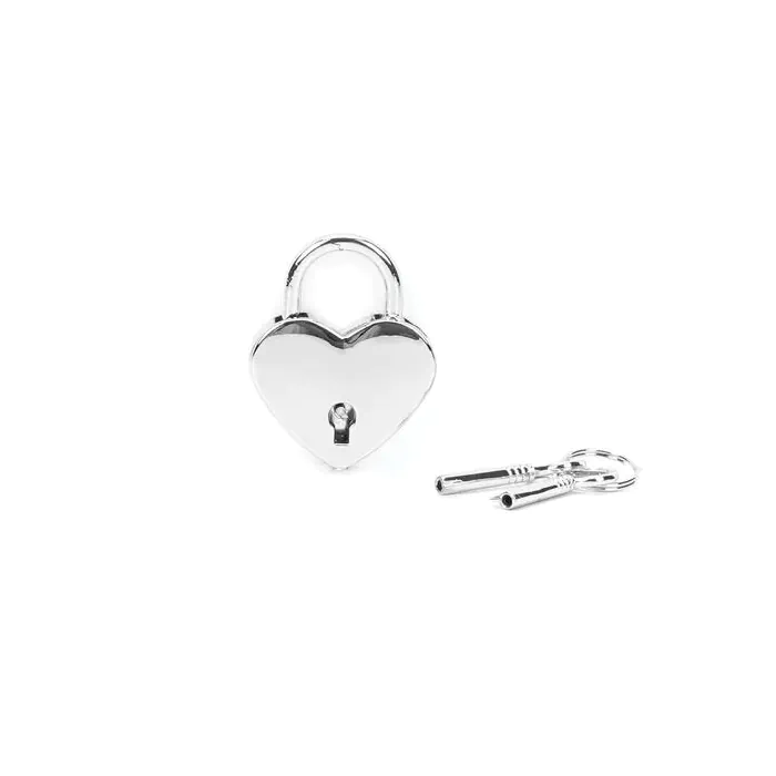 Замочок Liebe Seele Heart Shape Padlock Silver 2 шт