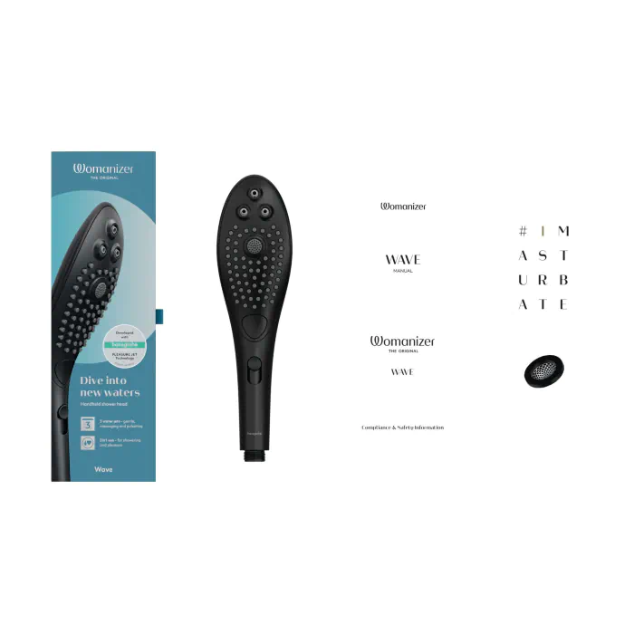 Насадка для душу Womanizer Wave Black — фото 8