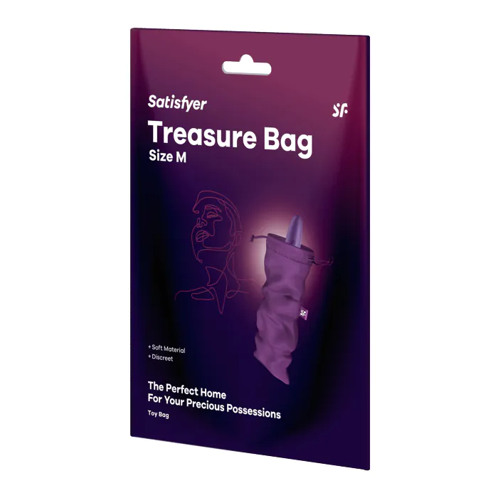 Мішечок для зберігання іграшок Satisfyer Treasure Bag M Violet — фото 3