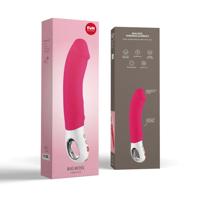 Вібратор Fun Factory Big Boss Pink — фото 8