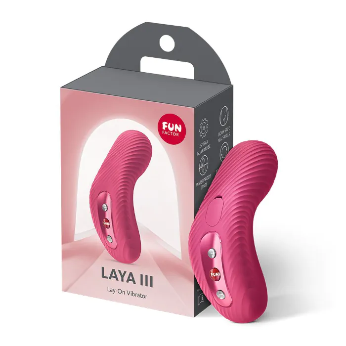 Накладний вібратор Fun Factory Laya III Raspberry — фото 3