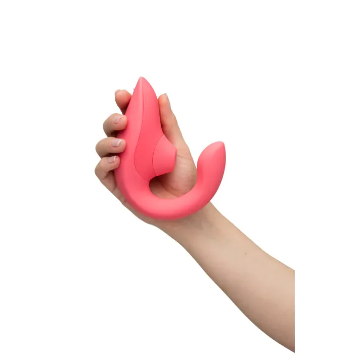 Вібратор кролик з вакуумною стимуляцією Womanizer Blend Vibrant Rose — фото 16