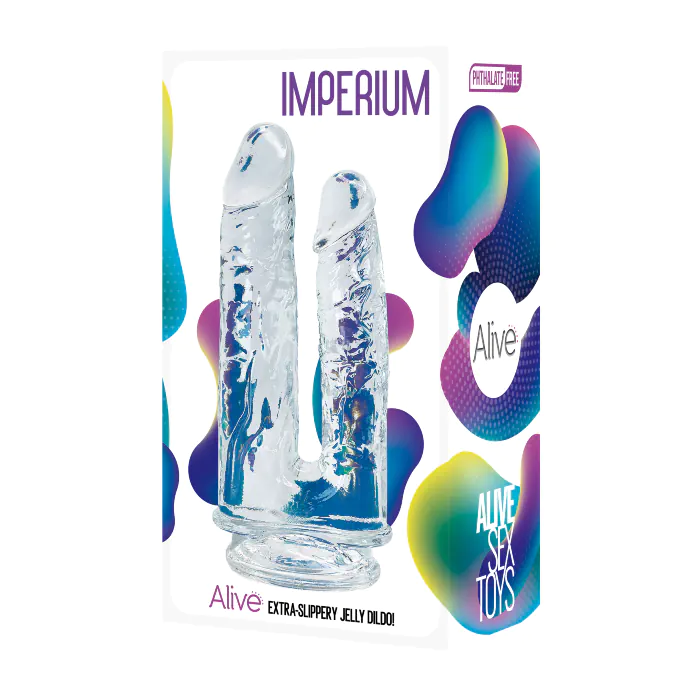 Подвійний фалоімітатор Alive Imperium Jelly Dildo — фото 2