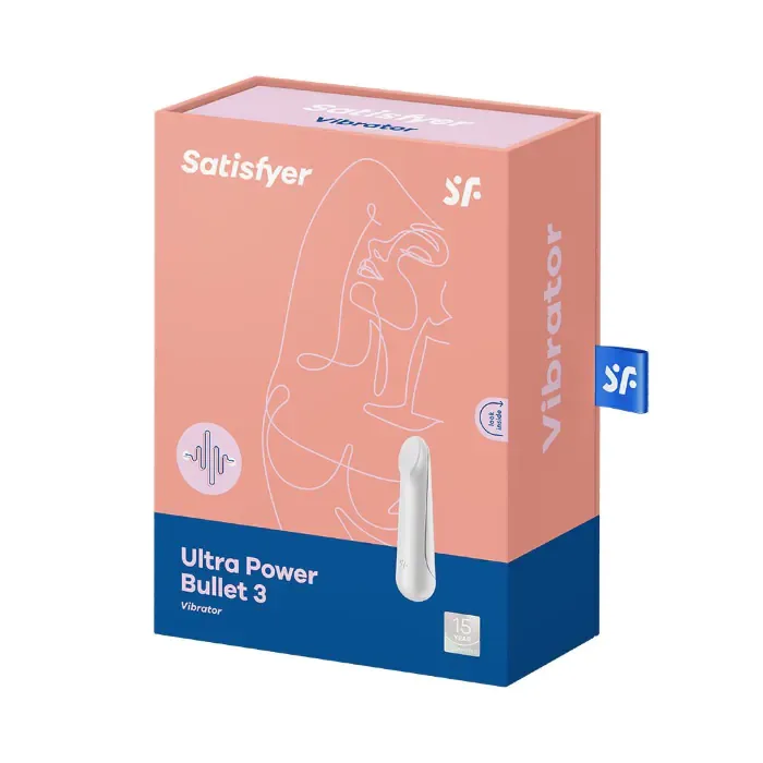 Вібратор для клітора Ultra Power Bullet 3 White — фото 6