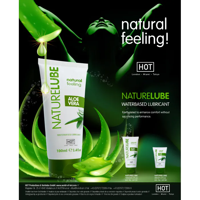 Лубрикант HOT NatureLube Aloe Vera 30 мл — фото 3