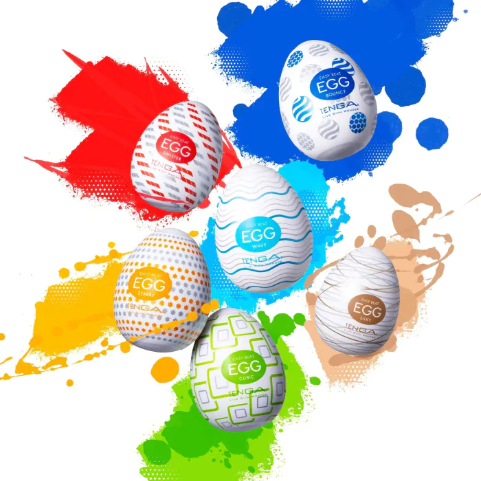 Мастурбатор-яйце Tenga Egg Cubic — фото 8