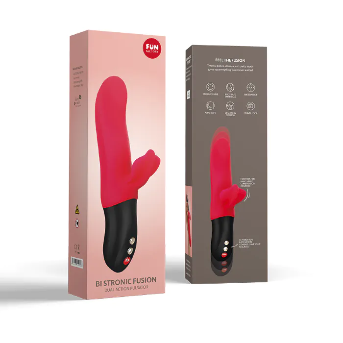 Пульсатор Fun Factory Bi Stronic Fusion India Red — фото 10