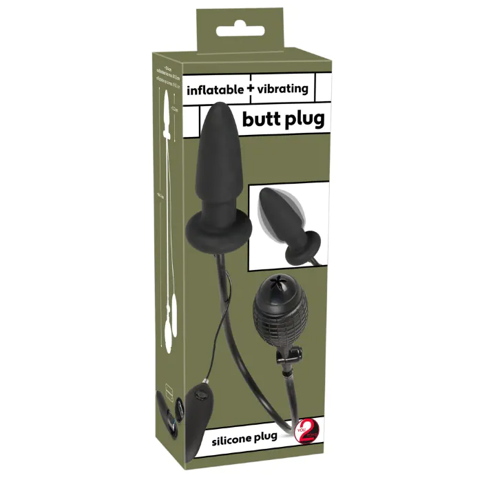 Надувна анальна пробка із вібрацією  You2Toys Inflatable Vibrating Butt Plug — фото 6