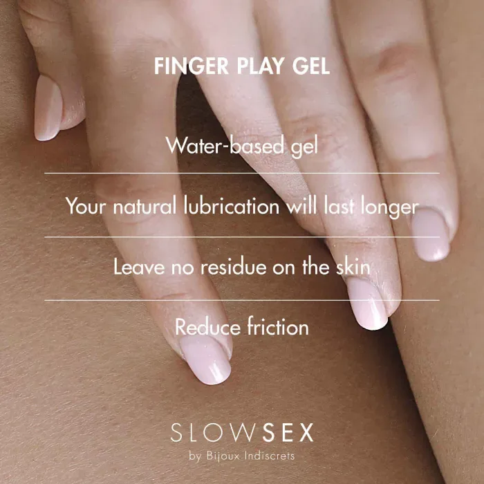 Гель-змазка для мастурбації Bijoux Indiscrets SLOW SEX Finger play gel — фото 4