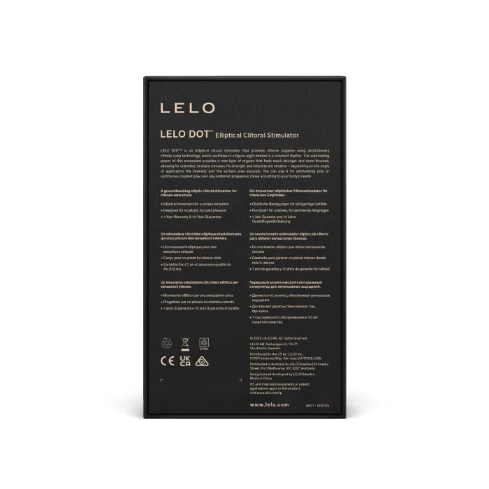 Кліторальний вібратор Lelo Dot Aqua — фото 9