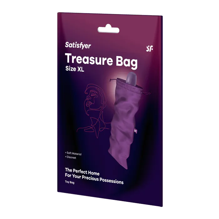 Мішечок для зберігання іграшок Satisfyer Treasure Bag XL Violet — фото 3