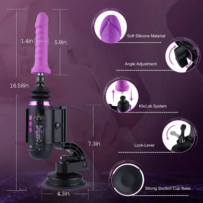 Міні смарт секс-машина Hismith Mini Capsule Sex-Machine — фото 5