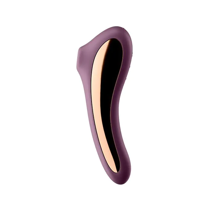 Вакуумний стимулятор з вібрацією Satisfyer Dual Kiss Wine Red — фото 3