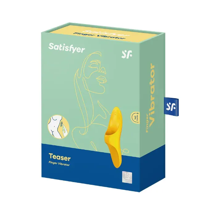 Вібратор на палець Finger Vibrator Satisfyer Teaser yellow — фото 6