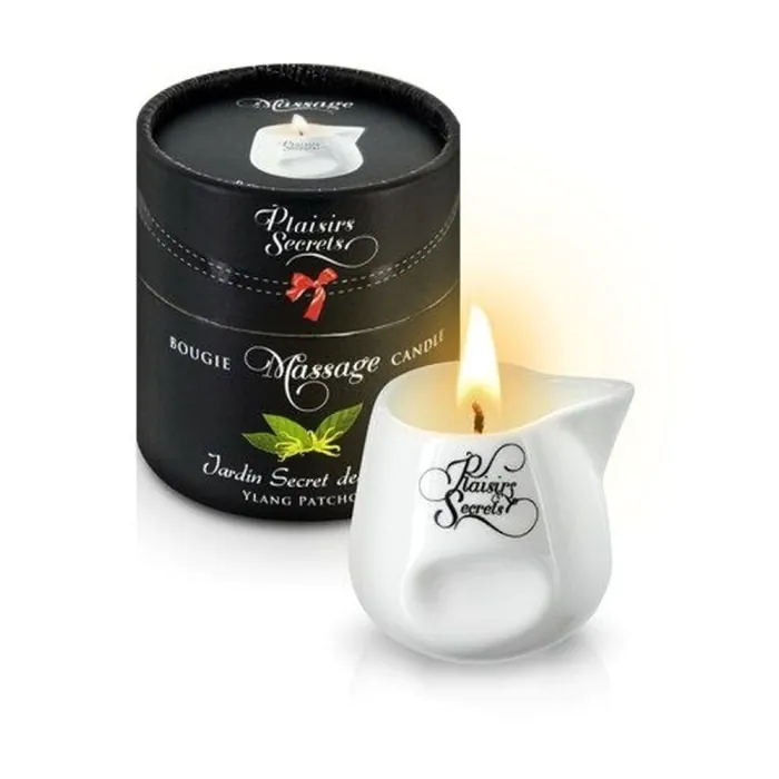 Масажна олія свічка Plaisir Secret Ylang Patchoul 80 мл