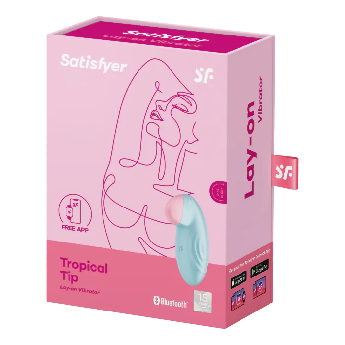 Вібратор Satisfyer Tropical Tip Light Blue — фото 7