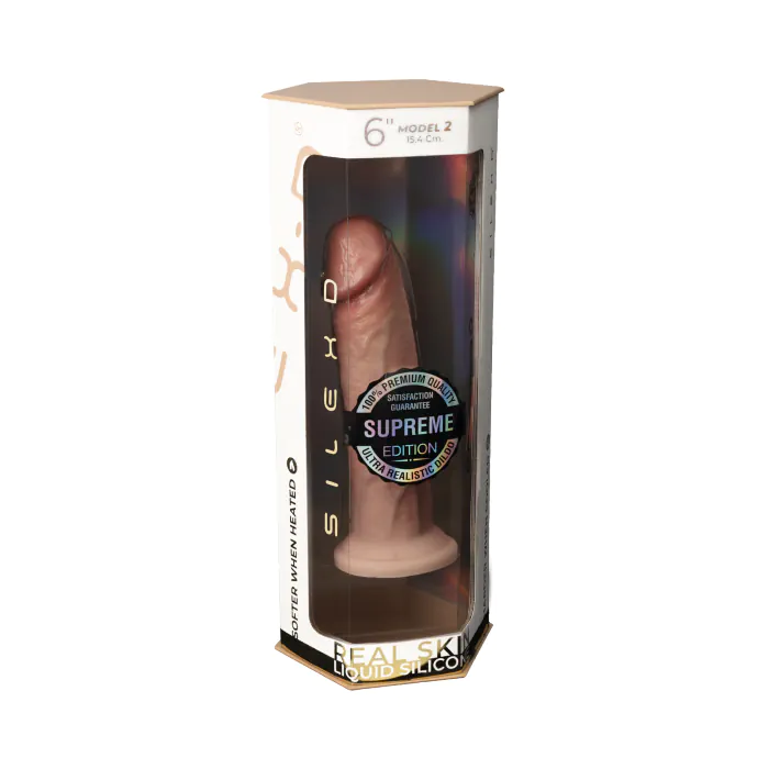Фалоімітатор SilexD Robby Premium Real Skin Flesh Model 2 6" — фото 7