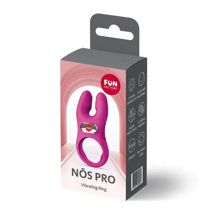 Віброкільце Fun Factory NŌS Pro Magenta — фото 8