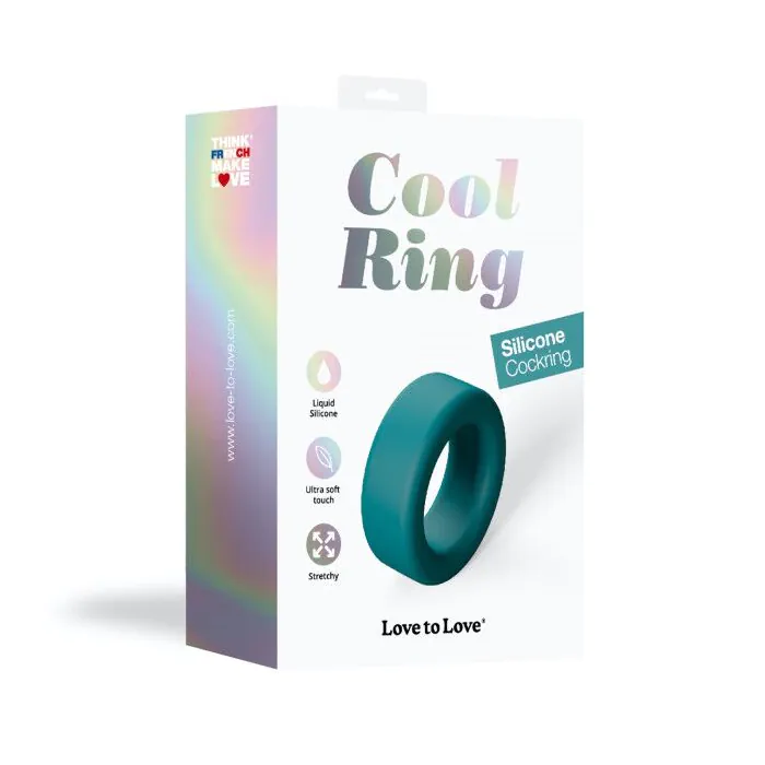 Ерекційне кільце Love To Love Cool Ring Teal Me — фото 6