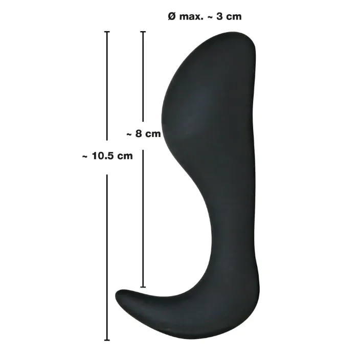 Анальний корок Black Velvets Silicone Butt Plug — фото 7