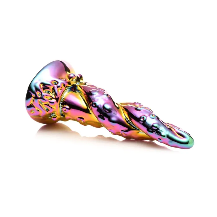 Фалоімітатор Creature Cocks Enchanting Rainbow Glass Dildo — фото 3
