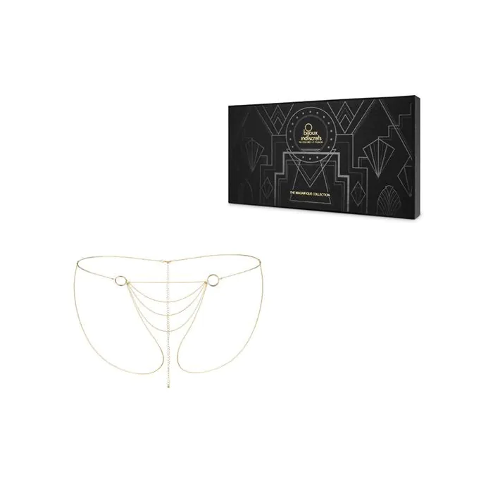 Ланцюжок-трусики Bijoux Indiscrets Magnifique Bikini Chain Gold — фото 4
