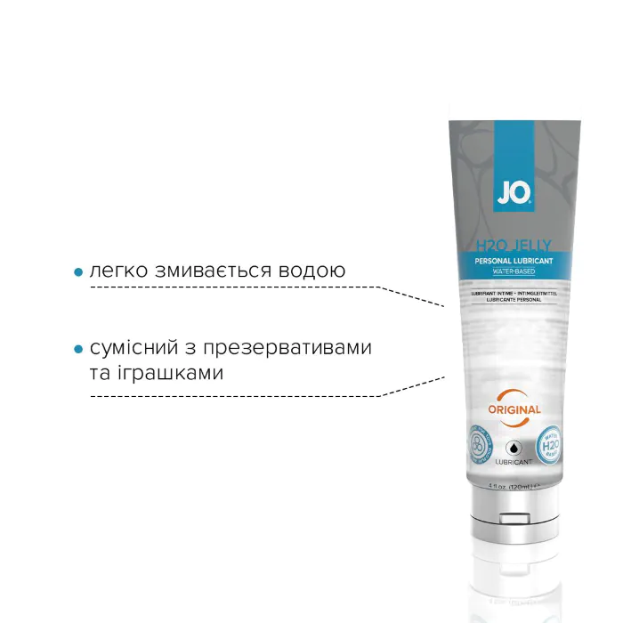 Лубрикант JO H2O Jelly Original 120 мл — фото 3