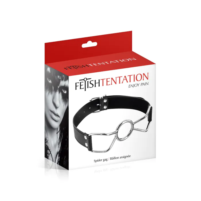 Кляп з кільцем Fetish Tentation Spider Gag Black — фото 3
