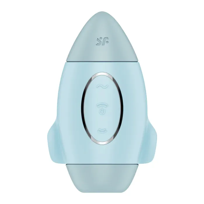 Вакуумний вібратор Satisfyer Mission Control Blue — фото 2