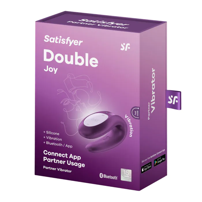 Вібратор для пар Satisfyer Double Joy Purple — фото 8