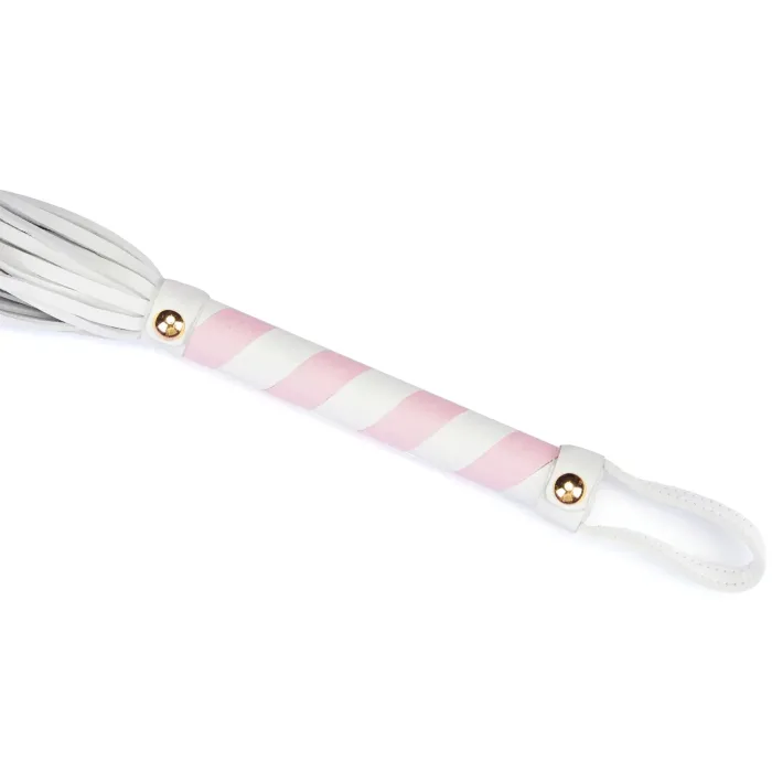 Флогер Liebe Seele White & Pink Leather Flogger — фото 2