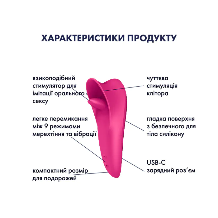 Стимулятор Satisfyer Tongue Master — фото 5