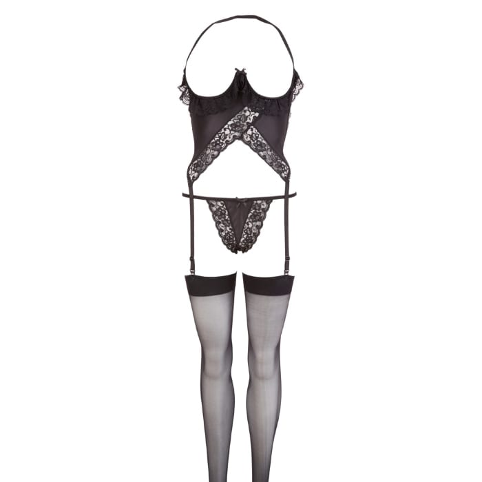 Комплект Cottelli Lingerie Set Black — фото 10