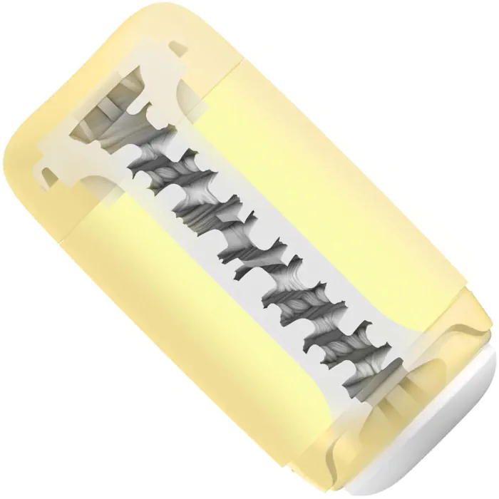Мастурбатор Tenga Puffy Custard Yellow — фото 4